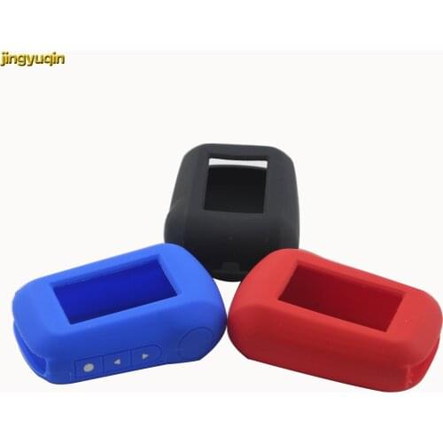 Jingyuqin 50pcs for Starline A92/A94/V62/A62/A64 LCD Remote Two Way Car Alarm System 3 Buttons Silicone Case Cover Styling