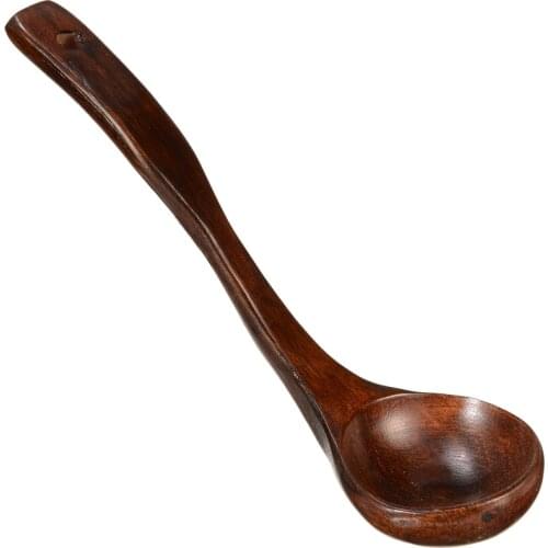 New Wooden Spoon Deep Ladle Scoop Kitchen Cooking Spoon For Serving Soup Porridge Cooking Tableware Cookware Kitchen Accessories
