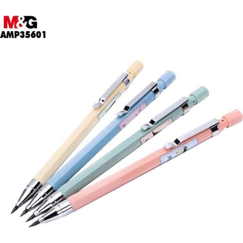 M&G 2B Mechanical Pencil (Random Colors)Coarse Brush Core. Automatic Pencil 2.0mm Student Painting AMP35601