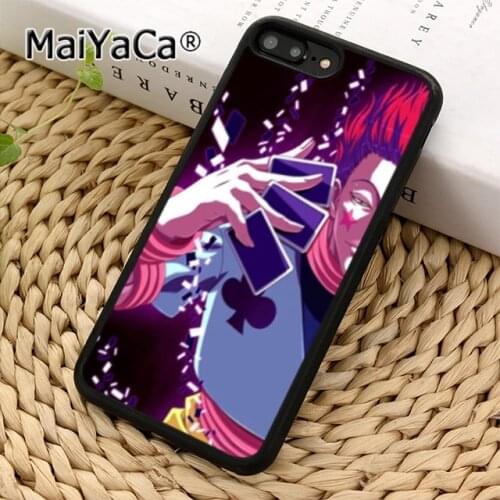 MaiYaCa Anime Hunter X Hunter Hisoka Phone Case Cover For iPhones 11 12 Pro 6 7 8 X XR XS max Samsung galaxy S7 edge S8 S9 plus