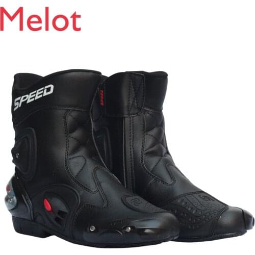 Motorcycle Riding Shoes Winter Anti-Fall Waterproof Breathable Racing Boots Four Seasons