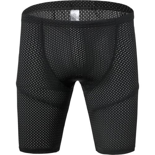 Mens Compression Pants Quick Dry Elasticity Spandex Jogger Tights Fitness Pants Mesh Breathable Skinny Leggings Trousers