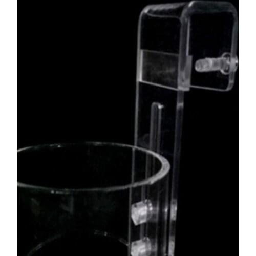 New Portable Fish Feed Ring Fish Tank Feeder Feeding Circle Transparent Acrylic Anti-scattering Feeders