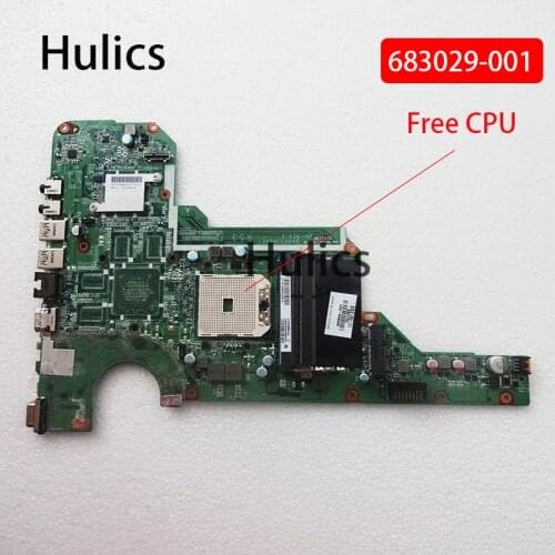 Hulics Original 683029-501 683029-001 Mainboard for HP Pavilion G4-2000 G6 G6-2000 G7 Laptop Motherboard DA0R53MB6E0 DA0R53MB6E1