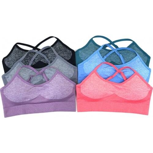 Sexy Beautiful Back Yoga Top New Light Sport Bra Stretch Gathering Stereotype Fitness Clothing Quick-drying Sujetador Deportivo