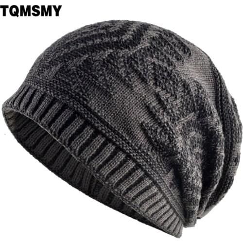 Unisex bone mens winter beanie man skullies Knitted diamond pattern beanies womens Winter Hats for women Hip Hop caps gorros