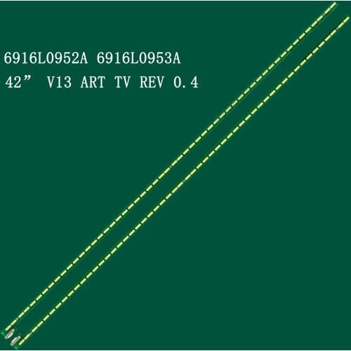 LED Backlight strip for 42" V13 ART TV REV 0.4 1 R L-Type 6920L-0001C Philips 42PFL6188K/12 6916L-0952A LC420EUH(PF)(F1)