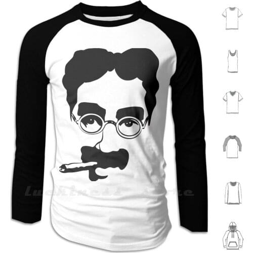 Groucho Marx Hoodies Long Sleeve Groucho Marx Groucho Marx Comedy Quotes Simple Magic Movie Cinema