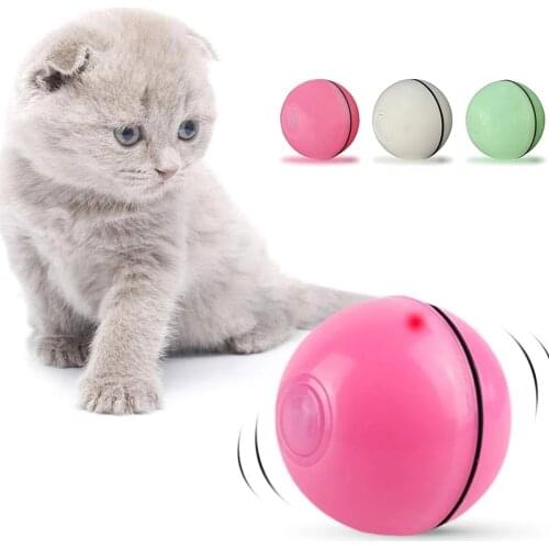 Smart Interactive Cat Toy Usb Toys Magic Roller Ball Cats Self Rotating Ball Pets Playing Toys Cat Ball Automatic Rolling Ball