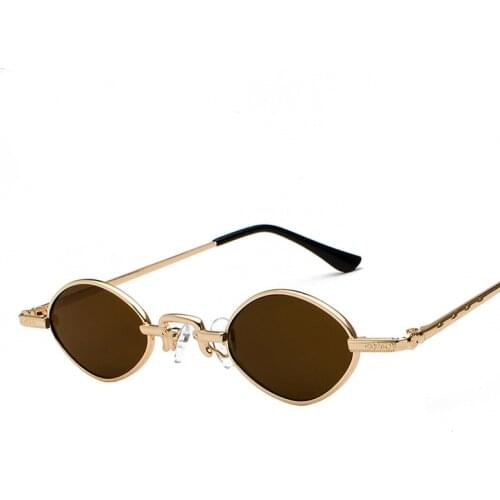 2018 Round Sunglasses Women Coating Men Unisex Steampunk Sun Glasses With Small Lenses Ladies Vintage Oval Red Frame UV400