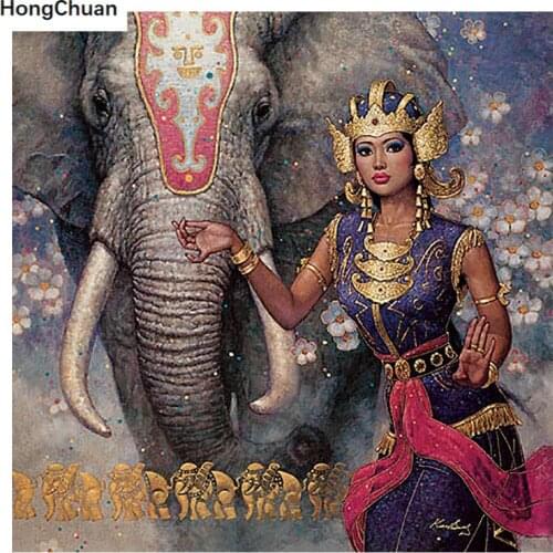 5D DIY Square/Round Diamond Painting "Elephant" Mosaic Cross Stitch Handicraft Home Decoration Mural Gift Fast Delivery