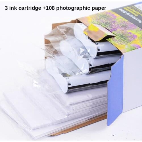 Aive KP-108IN 6 Inch Photo Paper For Canon Selphy cp1300 cp1200 CP800 CP810 CP820 CP900 CP910 Photo Printer KP36IN Ink Cartridge