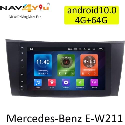 8''RK PX5 Octa-core Android 10.0 Special Car Audio Player Radio With DAB 4G+64G for Benz E-Class W211 E200 E220 E300 E350 W219