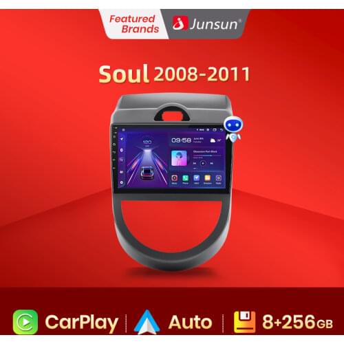 Junsun V1 2G+32G Android 10.0 RDS For Kia Soul AM 2008-2011 Car Radio Multimedia Video Player Navigation GPS 2 din dvd