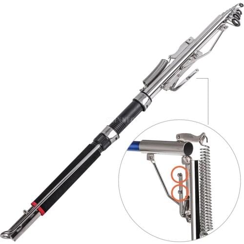 10Pcs/Lot 2.1/2.4/2.7m Automatic Fishing Rod Sensitive Telescopic Fishing Pole Rod Sea Device Ice Glass Fiber Fishing Tackle