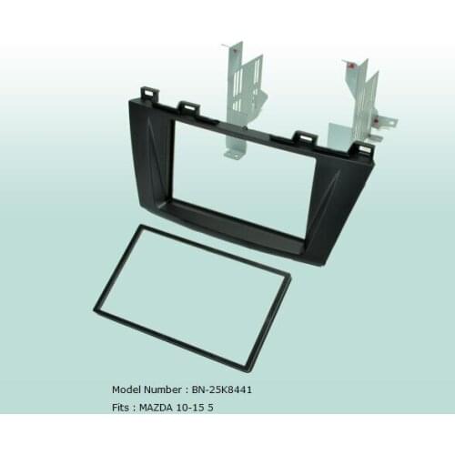 Car Fascias Double Din Radio Audio Panel Frame Dash Kit For Mazda 5 2010 2011 2012 2013 2014 2015