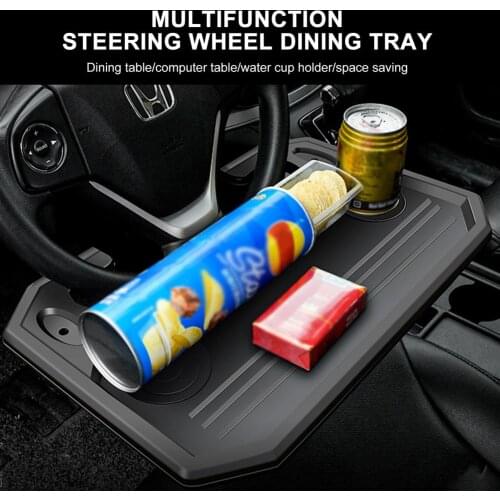 Car Table Steering Wheel Eat Work Cart Drink Food Coffee Goods Holder Tray Car Laptop Computer Desk Mount Stand Seat Table