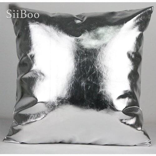 Sofa decor 7colors solid PU leather cushion cover car-covers pillow case cushion cover housse de coussin capa de almofada SP3460