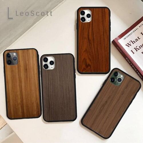 Wood Grain Phone Case for iPhone 11 12 mini pro XS MAX 8 7 6 6S Plus X 5S SE 2020 XR