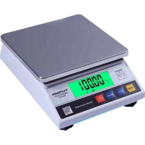 10kg x 0.1g Digital Precision Electronic Laboratory Balance Industrial Weighing Scale Balance w/ Counting Table Top Scale
