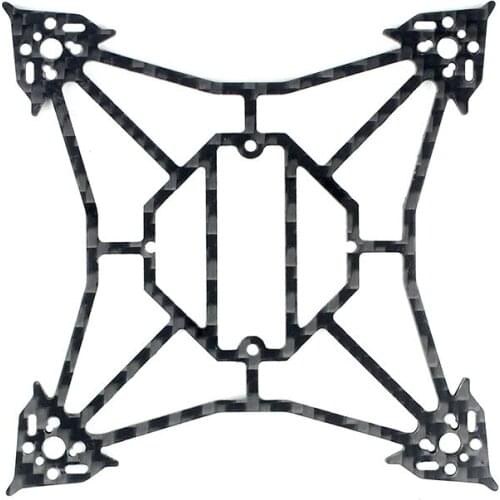 For Larva X Upgrade V2 3Mm Bottom Plate 3K Carbon Fiber For RC Drone FPV Racing Cine Whoop Toothpick Beta FPV