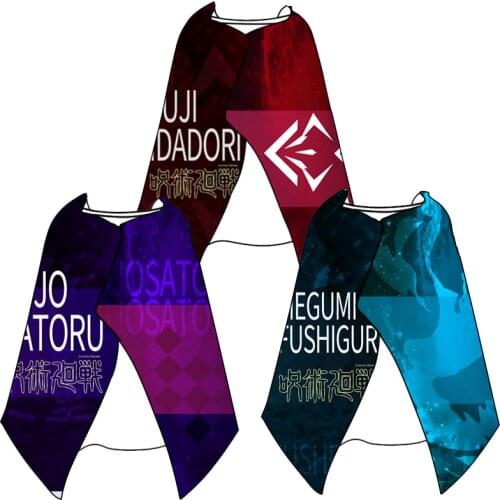Jujutsu Kaisen Cloak Cosplay Itadori Yuji Fushiguro Megumi Gojo Satoru Flannel Blanket Robe Capes Costume Halloween Party Cloaks