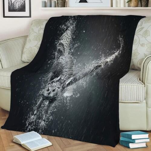 Arrivee III Flannel Throw Blanket 3D Printed Keep Warm Sofa Child Blanket Home Decor Textiles Dream Family Gift