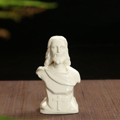 Christian gifts Jesus figure statue Immanuel holy things ceramic figurine ornament gospel bible gifts Anointed lamb of god jesu
