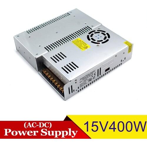15 Volt Power Supply DC15V 400W LED Driver Adapter Switching Power Source Transformer 220V 110V AC-DC SMPS for Strip Light CCTV