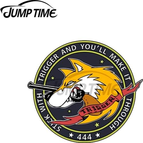 JumpTime 13 x 13cm For Ace Combat Trigger Car Stickers Fashion Game Decal Vinyl Car Wrap Waterproof Sunscreen Decoration