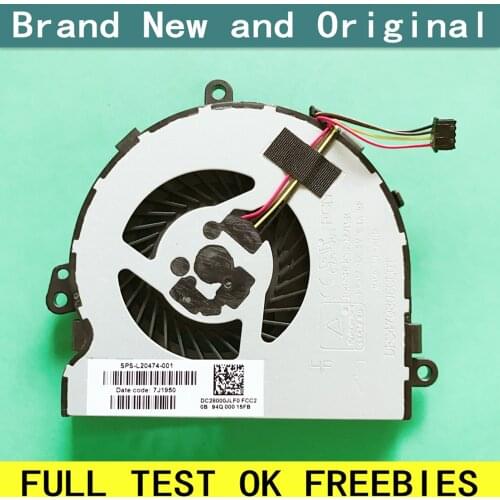 New laptop CPU cooling fan Cooler Notebook PC for HP 15-DB 15Q-DX 15T-DS 15-DA 15-DR 15-DX 250 255 256 G7