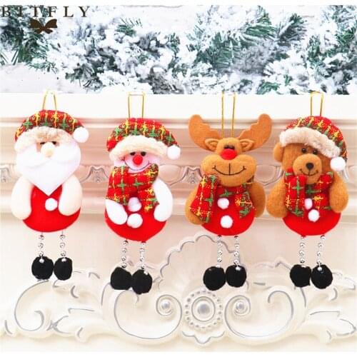 Cute Doll Christmas Ornaments Merry Christmas Decorations for Home Garland Christmas Tree Decor Navidad 2020 Gifts New Year 2021