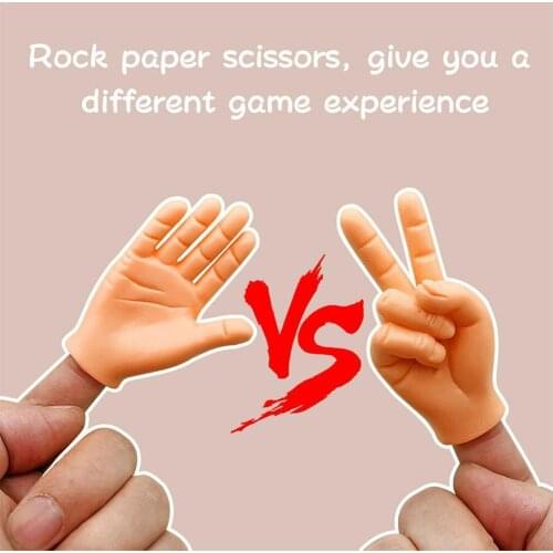 Mini Finger Toys Finger Puppet Five Fingers Hand Open Hand Funny And Game Seek Right Pupp Tiny Palms Hide Toys Left Z3O3