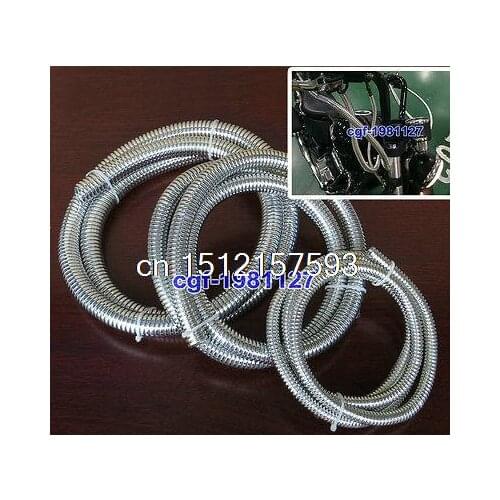 Set Of Chrome PVC Motorcycle Cable Cover For Honda Shadow Steed Magna Rebel