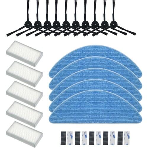 Side Brush Primary filter Dust Hepa Filter Mop Cloth pad for ilife v5 v5s V3 V3s v5 pro V50 V55 x5 Robotic vacuum cleaner parts