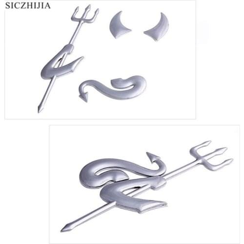 Popular 3D devil style sticker demon car styling emblem logo sticker for Mazda 2 3 5 6 CX5 CX7 CX9 Atenza Axela