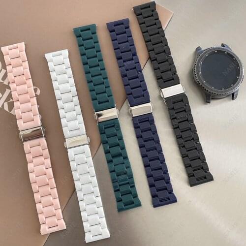 Correa Strap For Samsung Galaxy Watch4 40mm/44mm Band Silicone Watch Band For Samsung Galaxy Watch4 Classic 42mm/46mm Watchstrap