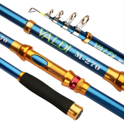 FRP Retractable Fishing Rod Ultra-Lightweight Rotating/Casting Fishing Rod 2.1m-3.6m Fishing Rod Fishing Tackle