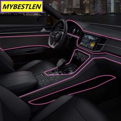 Universal 3M Flexible Neon Light LED Wire Rope Car Styling fit for toyota corolla chr avensis t25 camry prado land cruiser