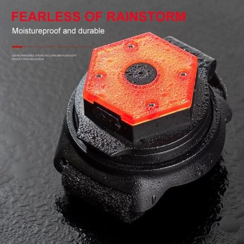 Universal Bicycle Mirror With Light Rearview Mirror With Wrist Strap Arm 360 Rotation Bicycle Accessories Cycling Equipment 2021