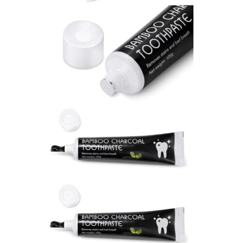 72PCS FDA Register Home Use Wholesale Organic Activated Charcoal Toothpaste Bamboo toothpaste