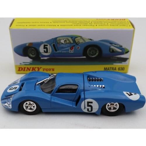 1:43 Atlas Dinky Toys 1425E Blue MATRA 630 ALLOY #5 Diecast Models Toys Car