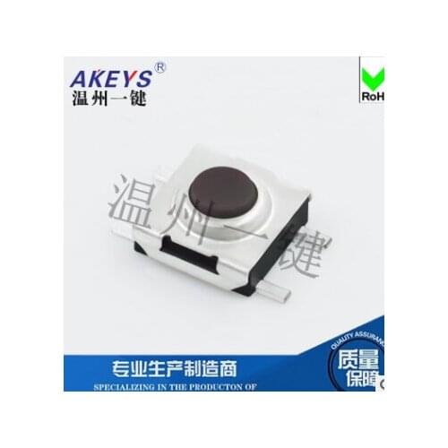 10PCS TS-I001B 6*6 Waterproof Dustproof Tact Switch SMD 4 Pin Pressure Switch Tactile Switch