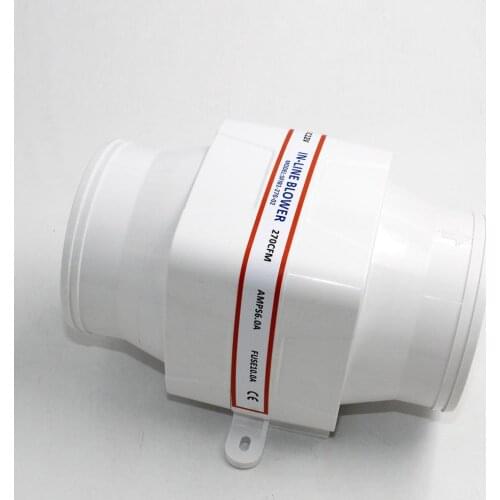 12 Volt 270 CFM Flex/Flange Mount Bilge Air Blower 4" Hose Boat/Marine
