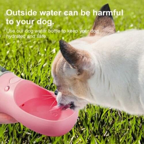550Ml Pet Water Bottle Portable Pet Water Bottle for Walking Leak Proof Puppy Dog Water Dispenser for Outdoor Travel