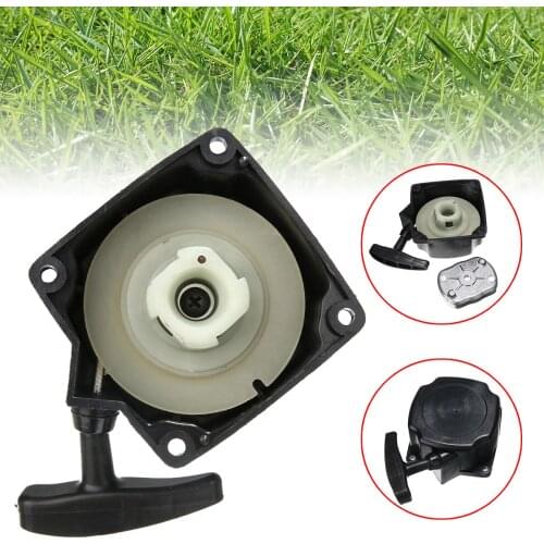 80mm Engine Pull Recoil Starter with Cog Part Gas Scooter for Engine 40-5.44-5 Hand Starter Motor Brush Cutter Strimmer Lawnmowe