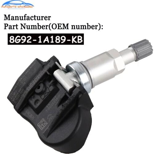Car 8G92-1A189-KB 8G921A189KB For Ford Galaxy S-Max Mondeo TPMS Tire Pressure Sensor Monitor TPMS Sensor 433MHZ
