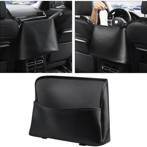 Car Leather Hanging Pouch Bag Seat Back Holder Storage Organizer Safe & Tidy