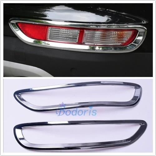 For Kia Sportage KX5 QL 2016 2017 2018 Rear Fog Lamp Cover Light Frame Foglight Overlay Trim Chrome Car Styling Accessories