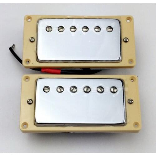 1 Set Humbucker LP Guitar Pickup Chrome Neck and bridge Alnico Pickup